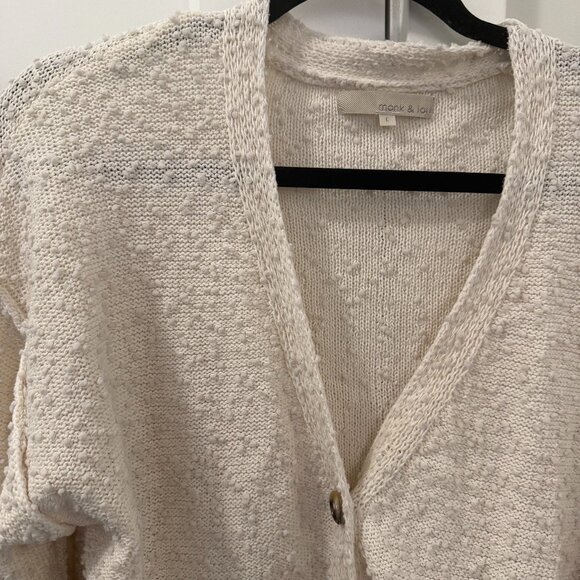 Monk & Lou Cream Cardigan - Picture 2 of 4